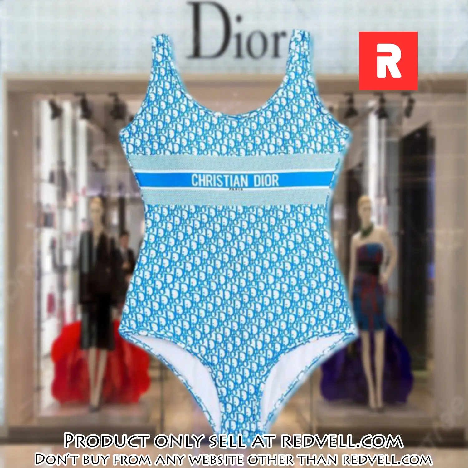 Christian dior swimwear beachwear one piece swimsuit osw1047 rv5530679